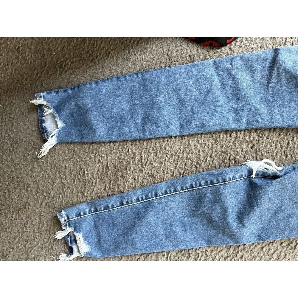 American Eagle AEO Distressed  Size 6 Mom Jean Jeggings - Picture 8 of 12